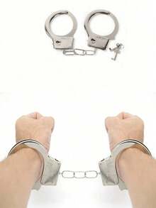 Iron Handcuffs With Inner Diameter Less Than 5cm, Accessories, Makeup/Costume Props - Multicolor - View 9