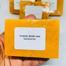 Handmade Cold-Processed Soap With Turmeric, Lemon, Quercus And Ginger For Face And Body Wash (Granule Soap) - Default - 查看 11