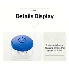 1pc Convenient Adhesive Toilet Flush Button - Prevents Nail Damage, Suitable For Long Nails - Bathroom Decor Accessory - B - View 11