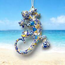 1pc/2pcs Spanish Lizard Animal Resin Painted Magnetic Fridge Decor, Random Shape, Desktop Decor, Suitable As Party Favors, Classroom Rewards, Carnival Prizes (Random Style) - Multicolor - View 4