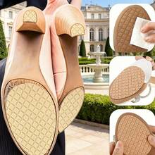 2pcs High Heel/Flat Shoes Anti-Slip Sole Stickers, Anti-Slip & Wear-Resistant Invisible Shoe Pads, Walk Higher And More Confident - Multicolor - View 3