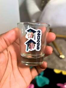 Personalized Portrait Stickers, Custom Portrait Confetti, Custom Text Stickers, High School And College Graduation Cap Custom Stickers Set, Personalized ID Photo Printing Paper, Custom Face Printing - Multicolor - View 10