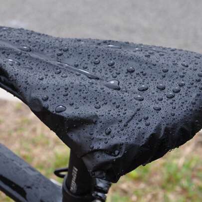 通用自行车座套 | 采用高强度优质PVC材料制成，耐晒耐腐蚀，易于清洁，底部防滑。适用于公路自行车、山地自行车、混合动力自行车和休闲自行车。- 时尚设计，适配大多数自行车座垫