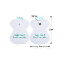 5.5x8cm Button Electrode Pads Self Adhesive Replacement Electrode Patch Electric Machine Massager Sticker - White - View 4
