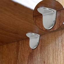 32PCS5mm L - Shaped Shelf Support Studs: Fix Wooden/Glass Boards In Cabinets, Ideal Furniture Bracket Holders - Multicolor - View 5