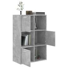 Storage Cabinet Concrete Grey 60x29.5x90 Cm Engineered Wood - Grey - View 5