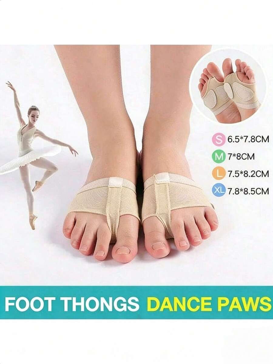 1 Đôi tất hở gót - Thích hợp cho giày múa bụng, tất ngón chân, giày thể thao, tất hở ngón, tất giày ba lê, nhẹ và dễ mang theo, cỡ L - Nhiều màu - Xem 1