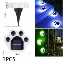 1pc Outdoor Solar Claw-Shaped In-Ground Light, Yard Pathway Stair Lamp, Home Garden Lawn Decor Light - Multicolor - View 13