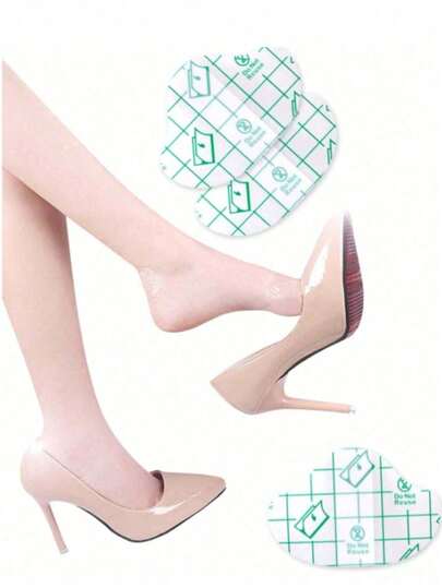 20片凝胶鞋跟保护贴：粘性防磨水泡垫，鞋垫贴纸，缓解疼痛，足部护理，防滑缓冲，适用于户外、运动、旅行、居家、办公、学校等场合。