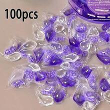 100pcs 3-In-1 Laundry Detergent Capsules, 30/50/100pcs Pack | Long-Lasting Fresh Additive | Premium Home Fragrance Beads | Alluring Scent | Suitable For Bathroom, Laundry Beads, Concentrated Laundry Balls, Long-Lasting Fragrance, Strong Stain Removal, Antibacterial Deodorizing, Fabric Softener, Fragrance Beads, Laundry Liquid, Water-Soluble Capsules, Applicable To All Washing Machines - Liquid - View 9