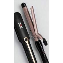 Juegos de planchas y rizadores de pelo para el hogar, sets de peinado, planchas y rizadores de pelo portátiles de calentamiento rápido - Set de plancha y rizador de pelo - Ver 2