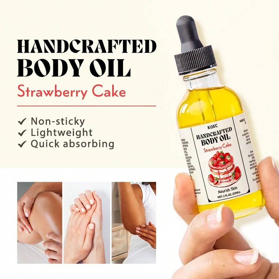 1pc/56ml/ Coconut-Flavored Body Oil, Body Massage Oil, Moisturizing, Nourishing And Skin-Nourishing, Suitable For Daily Care, Massage Essential Oil, Suitable For Both Men And Women, A Gift For Him - 多色 - 查看 1