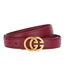 女士经典GG腰链，百搭简约时尚休闲腰带 - 彩色 - 查看 3