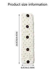 1件装纽扣针织汽车安全带肩垫，防滑安全带垫 - 護肩 - 查看 8