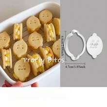 Lemon Shaped Cookie Cutter Fondant Sugar Biscuit Mold Fruit Lemons Plastic Pressable Fondant Cookie Stamp Cake Baking Supplies - White - View 9