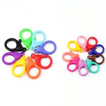 80pcs DIY Jewelry Making Supplies, Plastic Lobster Clasp, Keychain, DIY Handcraft Accessory Materials - DIY - View 3