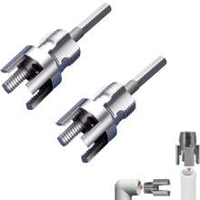 4-In-1 Pipe Wrench, 4-In-1 Pipe Threading Tool, Dual Function Pipe Threading Cutter Tool, Suitable For PVC/Plastic Pipe Internal And External Threading - Portable - View 1