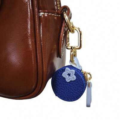 Mini Coin Purse With Blueberry Pendant Blue Compatible With Airtag Gift For Girls Or Women Valentine's Day Gift Bag Charm Keychain Accessory For Women Wallet Mini Wallet Purse Wallet Small Wallet Coin Wallet