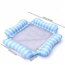 Võng nước bơm hơi, võng PVC 4 ống in họa tiết da báo có lưới, ghế nằm nổi, võng sọc, đồ bơm hơi hồ bơi, đồ dùng cần thiết cho bãi biển, phao bơi. - Nhiều màu - Xem 9
