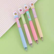 4 Pcs/Box Gel Pens, Fun Twisting Pens, Treasure Series, High-Value Student Stationery Pens For Writing, Exams, And Answering Questions - Gel Pen - View 9