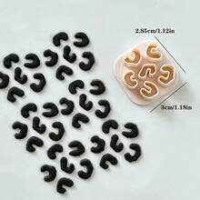 1pc Asymmetrical Geometric Soft Clay Earring Mold DIY Handmade Gift Jewelry Pendant High Precision Cutting Mold, Suitable For DIY Jewelry Making, Essential Craft Supplies - Apricot - View 2