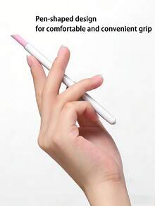 5件套石英陶瓷美甲抛光雕刻笔套装，45度角质层去除器，白色指甲锉和抛光块，适用于指甲、凝胶指甲和天然指甲，美甲用品，美甲工具，美甲艺术工具，返校季，美甲，美甲工具，美甲贴纸工具，美甲和足疗工具 - 彩色 - 查看 6