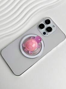 Cute Luminous Turtle Magnetic Phone Grip Holder Mini Resin Retractable Foldable Turtle Magnet Phone Stand.Pop Soket, - Multicolor - View 13