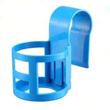 多功能杯架兼皂液器架，适用于游泳池、啤酒杯架、饮料架 - A圓形配大勾 - 查看 6