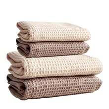 4pcs Waffle Dish Towels, Large Size (45*65cm) And Small Size (35*35cm), Versatile Kitchen Cloths, Cleaning Rags, Absorbent Kitchen Towels, Assorted Colors - Multicolor - View 9