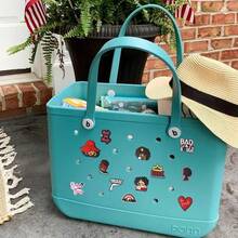 12PCS Nurse &  Charms For Bogg Bags, PVC Decorative Bag Charms For  & Rubber Beach Totes, Waterproof Accessories For Women & Girls - default - 查看 4