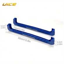 1 Pair Of Under-Ice Adjustable Elastic Ice Skate Covers With Protective Blades - Durable PE Material, Snug Fit, Available In Gray/Red/Blue - Ideal Choice For Skating And Water Sports Enthusiasts - Cam pha lê - Xem 4