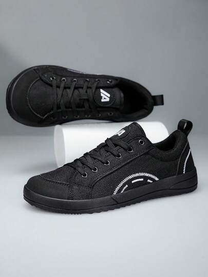 Men's Retro Light Gray Breathable Casual Sports Shoes, Soft Sole Lightweight & Comfortable, Wide Toe Box Simple Design For Long-Wearing, Suitable For Daily Commute, Students, Sports Sneakers