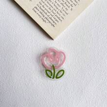 Giá đỡ điện thoại gập hình hoa tulip có thể điều chỉnh, tương thích với iPhone và Android, kiểu dáng vòng đeo ngón tay, có thể mở rộng, thích hợp làm quà tặng mùa xuân. - Nhiều màu - Xem 7