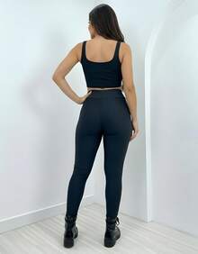 Swisz Women Leggings - 黑色 - 查看 6