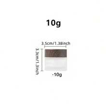 1pc Refillable Glass Lotion Bottle With Sealing Dispenser, Suitable For Eye Cream, Face Mask, Cosmetics And More - Multicolor - View 10