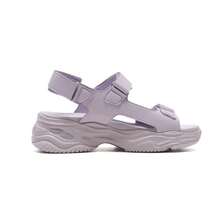 Skechers 女鞋夏季舒適百搭休閒沙灘鞋厚底涼鞋 - 淡紫色 - 查看 6