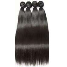 ZHENDEFA 12A巴西直发发束，未经加工的处女发，直发，适合女性，可缝合，快速编织接发，自然黑 - SNatural - 查看 38