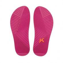 Kenner Flip Flop Sandal Red Original Men's Women's - 白色和粉紅色 - 查看 3