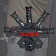 360 Degree Rotatable Tactical Self-Defense Baton Waist Bag, Military Holster, Open-Top Waist Mounted Self-Defense Gear - Multicolor - View 3