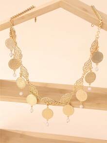 1 mặt dây chuyền mạ vàng hình đồng xu dành cho nữ, mặt dây chuyền trang sức nữ, họa tiết chân dung Napoleon, dây chuyền cưới cô dâu, phụ kiện trang phục lễ hội, mùa hè, đi biển. - Nhiều màu - Xem 6