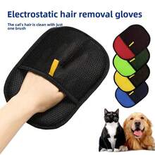 1pc Pet Hair Removal Glove, Anti-Static Glove, Pet Grooming Tool, Home Cleaning Accessory, Removes Pet Hair From Furniture, Bedding And Clothing, Easy To Use By Wiping - Static Lint Removal Gloves - View 8