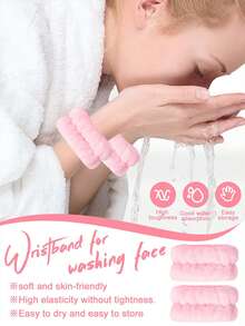 37件套化妆工具套装，包括：25支化妆刷套装+4个化妆海绵+3个三角粉扑+2个手碗挂绳+2个圆形粉扑+1个发带 - 彩色 - 查看 9