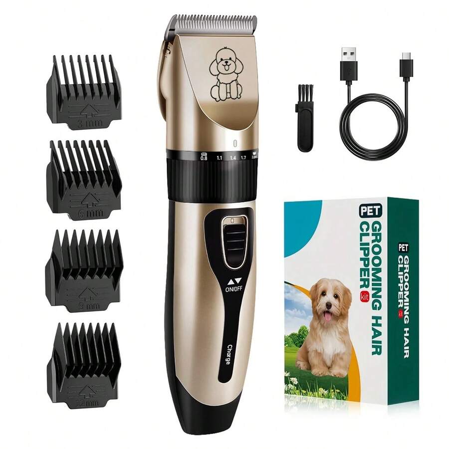 Pet Electric Clippers & Blades - 金色 - 查看 1
