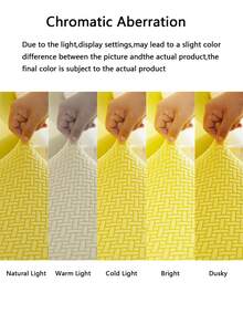 1件装提花沙发套，客厅短绒沙发套，弹性加厚防滑沙发套，适用于客厅、卧室、户外沙发，保护沙发免受宠物污渍侵害，四季通用，适用于L型单人沙发、躺椅以及1/2/3/4人沙发，可拆卸机洗。 - 黃色 - 查看 9