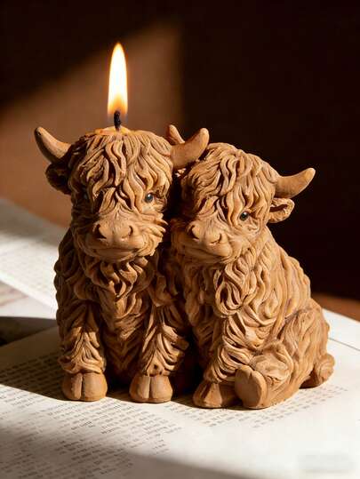 3D High Mountain Cow Silicone Mold For Candles, Soap, Resin Crafts - Cute Yak Animal Shaped Design, Perfect For Home Decoration, Festival Gifts And Party Supplies, Home Decoration