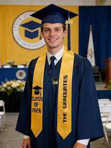 2026 Graduation Badge, Cute Brooch, 2026 Graduation Ceremony Jewelry (Unisex), Ideal Graduation Gift, Clothing/Bag/Backpack Accessory, Perfect Graduation Ceremony Gift, Graduation Party Decoration - Multicolor - View 4