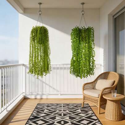 Doraeyun 3/6 cây liễu bạch đàn nhân tạo, chống tia UV, lá giả có kết cấu chân thực, thích hợp cho: Trang trí ngoài trời, trang trí hiên nhà, trang trí đám cưới, trang trí sân vườn, trang trí nhà cửa, trang trí cây xanh trong nhà, trang trí sân vườn ngoài trời, không cần bảo dưỡng, tự nhiên.