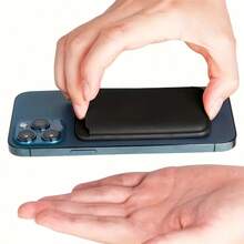 纯色磁吸PU皮革卡包钱包,兼容 16 Pro Max/16/16 Pro/16 Plus/15/15 Pro Max/15 Pro/15 Plus/12/13/14 Pro/12 Pro/12 Pro Max/13 Pro/13 Max/13 Pro/14 Pro/14 Plus/12 Mini/13 Mini,创意磁吸皮革卡槽收纳包,春季礼物 - 彩色 - 查看 3