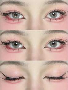 60片C型卷翘卡通假睫毛，6mm-12mm分段式假睫毛，猫眼妆效，分段式假睫毛，自然妆感，适合角色扮演和卡通风格，柔软纤长，猫眼假睫毛，单根自然长款貂毛假睫毛，可重复使用，舒适无痕，适合日常、派对、情人节、旅行、摄影、节日妆容，亚洲风格分段式假睫毛，分段式假睫毛，单根假睫毛，假睫毛。 - C - 查看 2