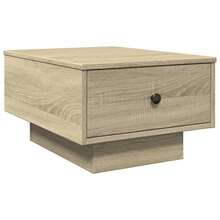 Coffee Table Oak 60x45x31 Cm Engineered Wood - Brown - View 6